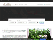 Tablet Screenshot of hotel-villa-cannes.com
